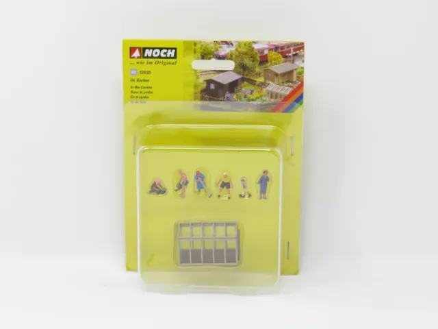 Noch 12030 Gardener People Figures Greenhouse HO Scale Model Train Scenery
