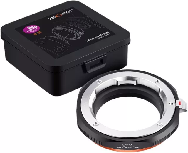 K&F Concept Manual Lens Adapter for Leica M Lens to Fujifilm Fuji X FX Cameras