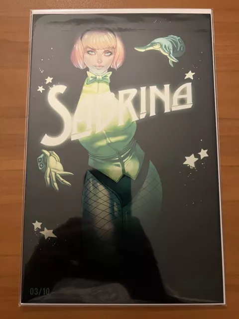 Sabrina Teenage Witch SPECTACULAR GREEN METAL SAJAD SHAH Zatanna Magician LE