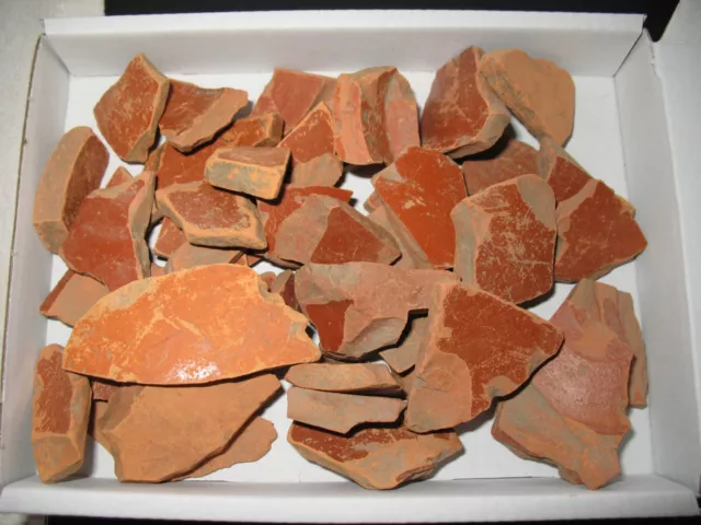 Roman Samian Ware Terra sigillata pottery shard job lot 250g per bid 2