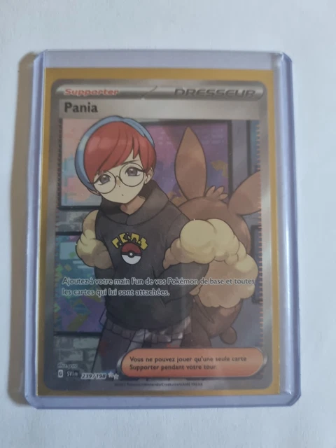 Carte Pokémon Pania 252/198 – Special Art Rare (SAR) – Écarlate Et Violet 01 – Neuve Et Protégée