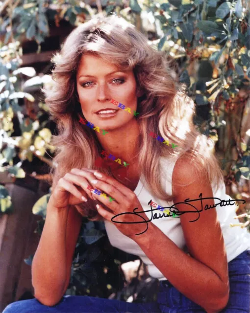 Farrah Fawcett Charlie's Angels Autographed Signed 8x10 Photo Reprint