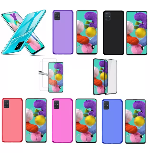 Funda Samsung Galaxy A52 A51 A12 A42 S20 FE A21S S21 PLUS Tpu Silicona Gel Lisa