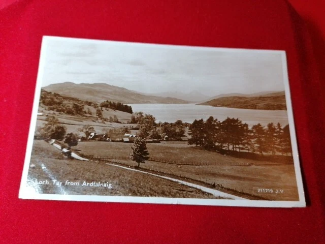 RP  Loch Tay from Ardtalnaig  J.V  VALENTINE'S POSTCARD