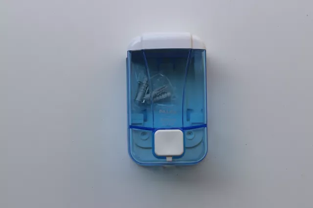 CleanSV® Seifenspender Cleany 500 ml blau transparent, aus Kunststoff für flüssi