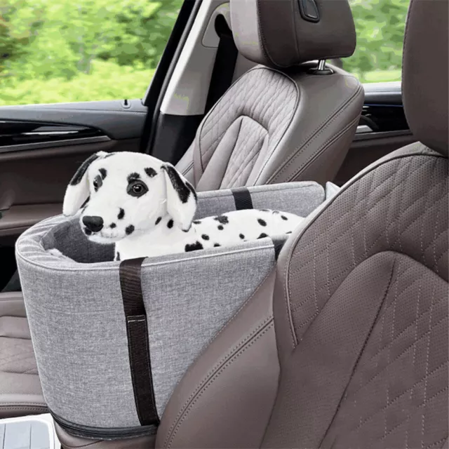 Folding Center Console Travel Pet Dog Cat Car Seat Safe Carrier Puppy Bag