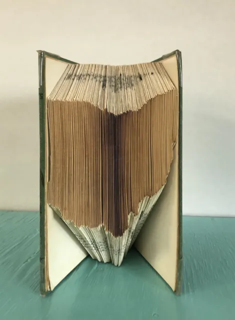 Handmade State Of Ohio Folded Book Art Origami Gift Home Vintage Decor Ohioana