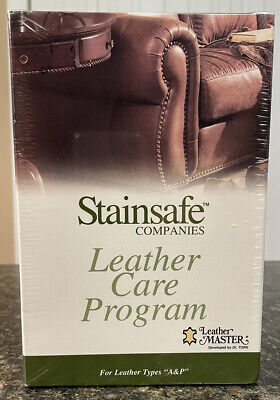 Leather Master Dr. Tork stainsafe Cuero Cuidado y tipos de programa de protección a/P