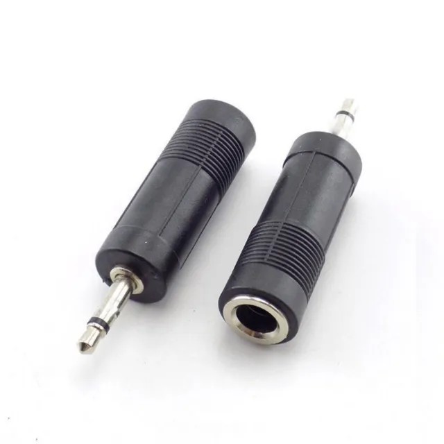 3.5mm Male Plug Audio Plug Adapter Zinc Alloy 3.5  6.5 Male Plug  Microphone