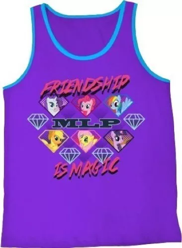 Adult My Little Pony MLP Friendship Is Magic Electric Diamonds Purple Tank Top