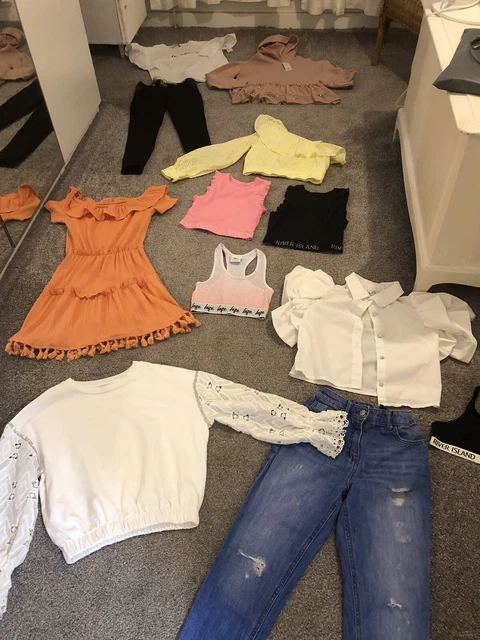 bundle girls spring clothes age 9-10 years River Island Hype Next