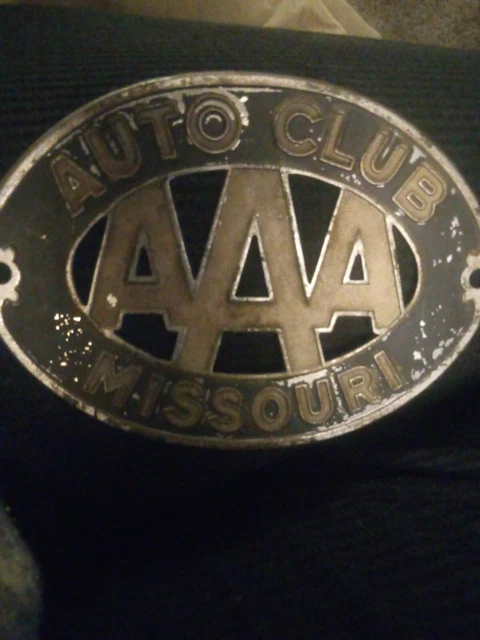 American automobile association, car emblem  emblem, AAA, aaa, metal, emblem