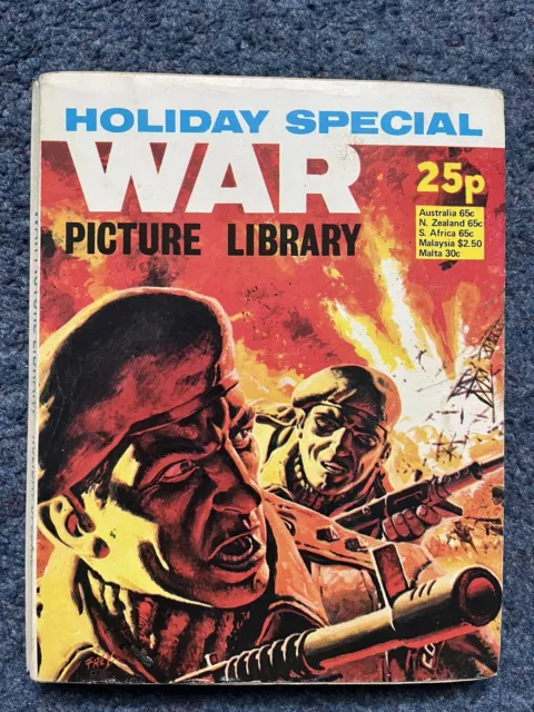 War Picture Library Holiday Special 1976 - 3 Long Complete Stories