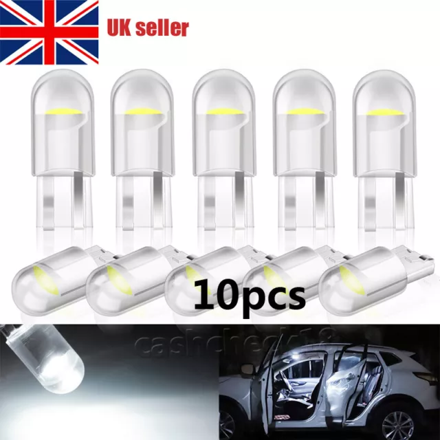 T10 501 Led Car Side Light White Bulbs Error Free Canbus Xenon W5w Sidelight UK