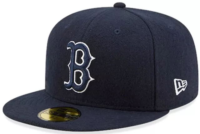 New Era Boston Red Sox Navy Melton 59fifty Fitted Cap