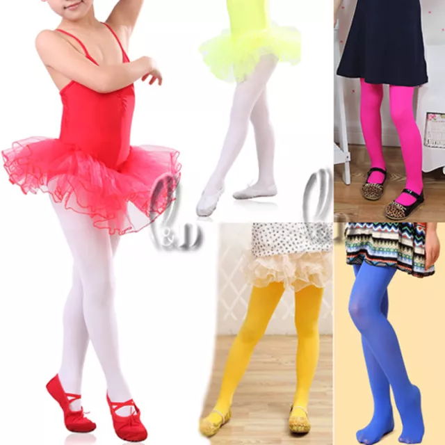 Au Stock Child To Adult Ballet Dance Tights Pantyhose Stocking Fits Da003