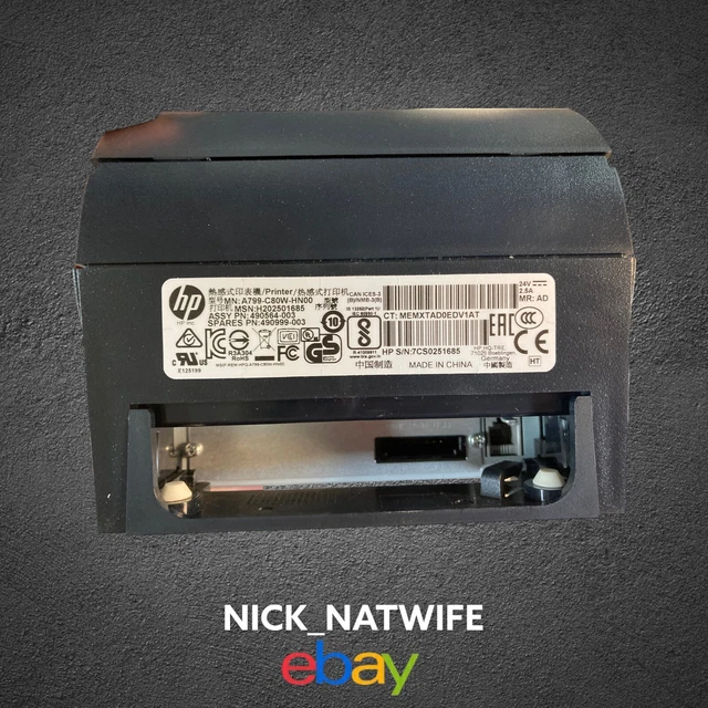 HP A799C80WHN00 THERMAL Receipt Printer for POS System With USB