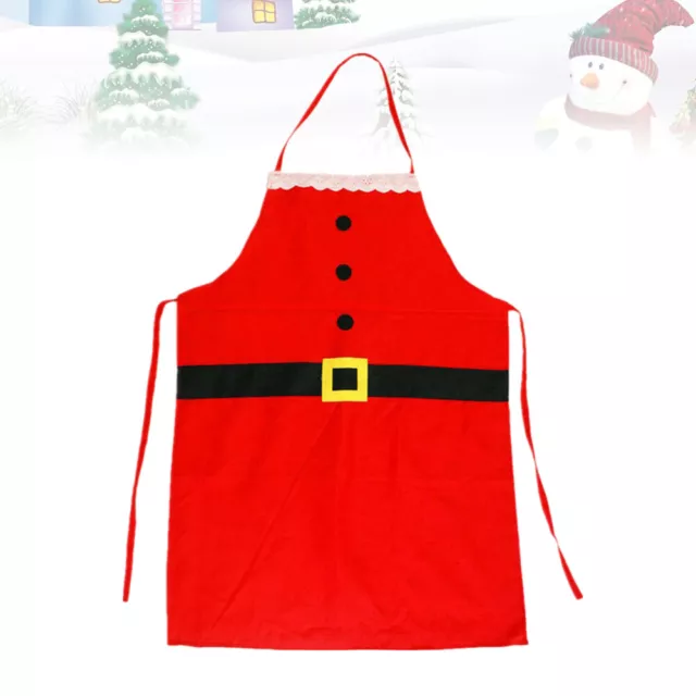 Santa Claus Decoration Nativity Hanging Neck Apron Christmas Chef