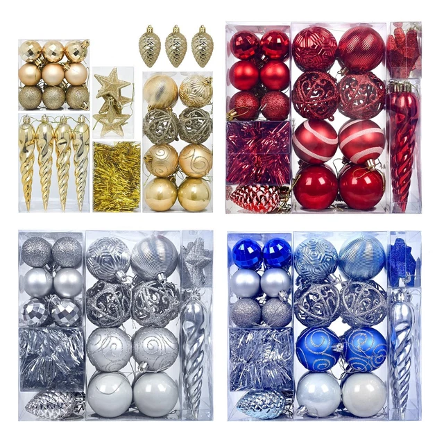 Palle Di Natale Trasparenti Riempibili - 20 Pezzi Da 8 Cm, Per Albero, Decorazioni Fai Da Te, Plastica Resistente - Foto 7