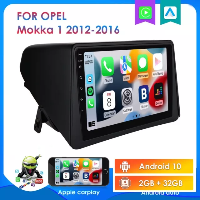 Für Opel Mokka 2012-2016 Android 10.0 Autoradio GPS Navi WIFI Bluetooth CarPlay