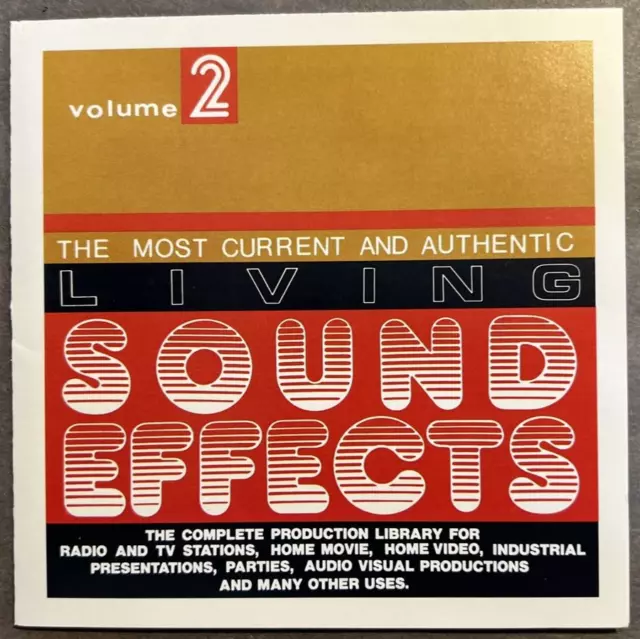 THE MOST CURRENT and Authentic Living Sound Effects Vol. III (CD 
