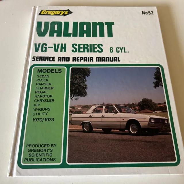 Chrysler Valiant VG, VH 1970-1973 Gregorys Service Repair Manual