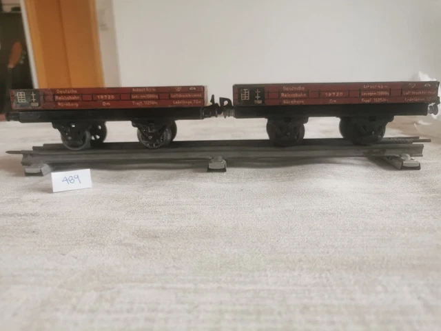 2x Bub 983: Rungenwagen  - Spur 0