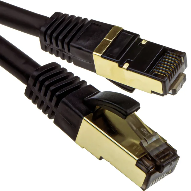 CAT8.1 Réseau Ethernet Câble RJ45 SFTP Blindé 2000MHz 2m/5m/10m/15m / 20m Lot