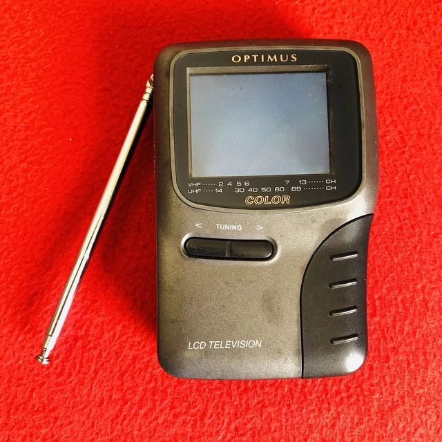 Optimus Color  Portable Handheld LCD TV 16-181  Radio Shack - Analog Signal