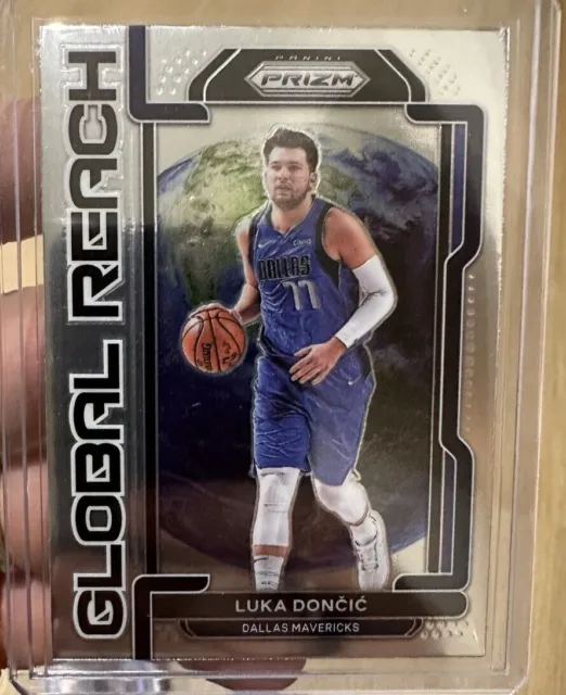 2021-22 Panini Prizm Luka Doncic Global Reach Insert n°4 ! DES MAVERICKS !