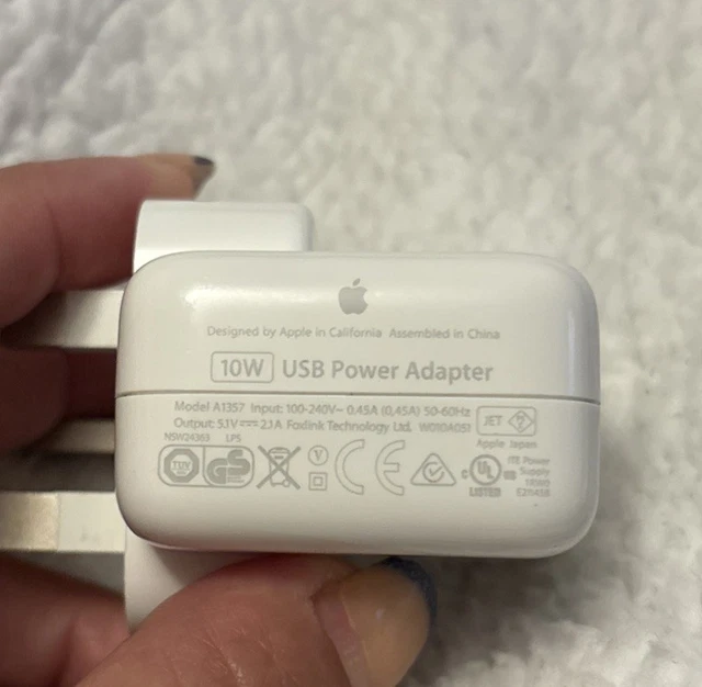 GENUINE APPLE 10W USB Power Adapter Charger Block For Phones iPad ...