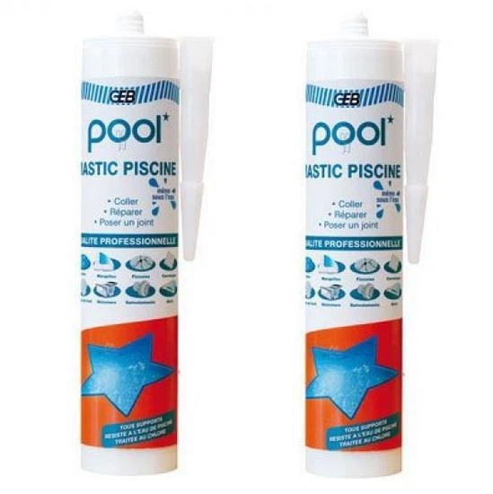 2 Color Arcilla Polímero Ms Reparación Piscina Liner Junta Retén Geb Pool
