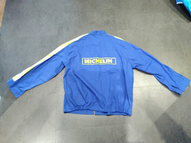 ANCIENNE VESTE BLEU De Travail Michelin Bibendum vintage Taille 58 EUR