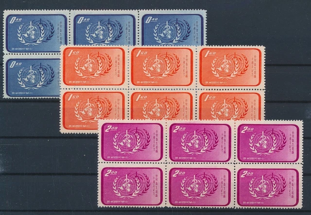 LR25059 China world health organization fine lot MNH