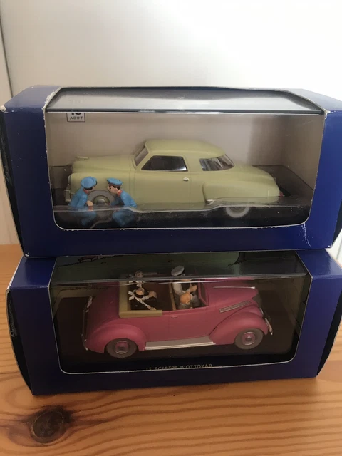 Lot de 7 voitures Tintin - Le Brocanteur nomade