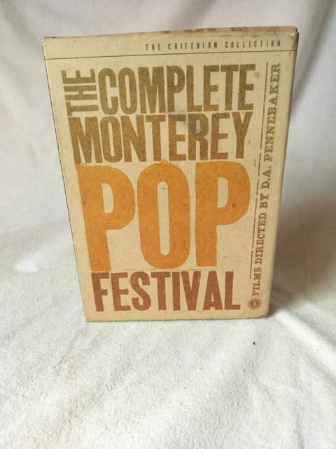 COMPLETE MONTEREY POP Festival Criterion 3-DVD Set Hendrix Joplin