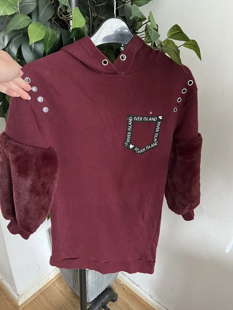 girls age 9-10 years river island jumper dress (b)
