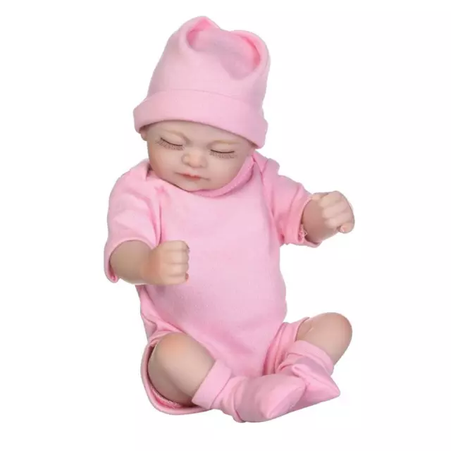 26cm Soft Silicone Dolls Newborn with Clothes