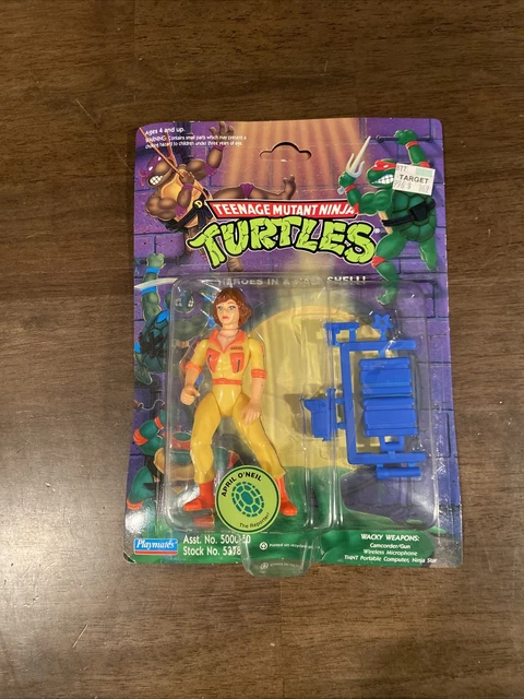 1993 Playmates TMNT Teenage Mutant Ninja Turtles April O'Neil Figure MOSC NEW