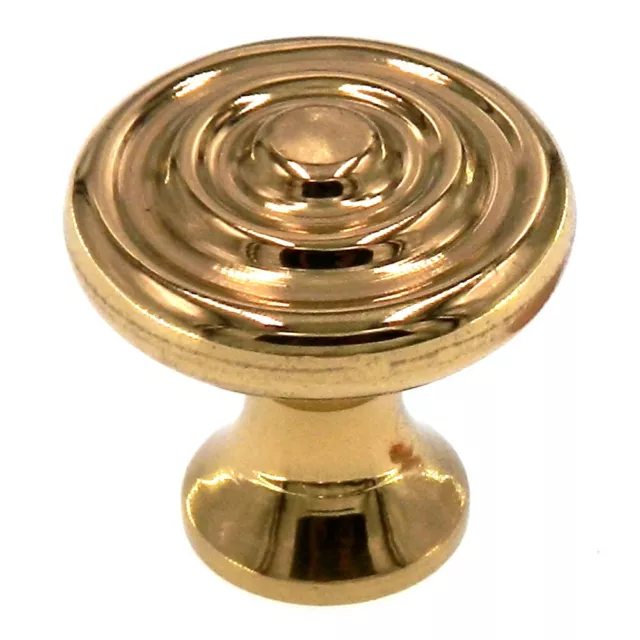 Amerock Advantage Bright Brass 7/8" Round Cabinet Knob Pull BP1429-3