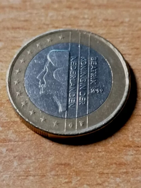 1 Euro 1999 Niederlande Königin Beatrix Umlaufmünze