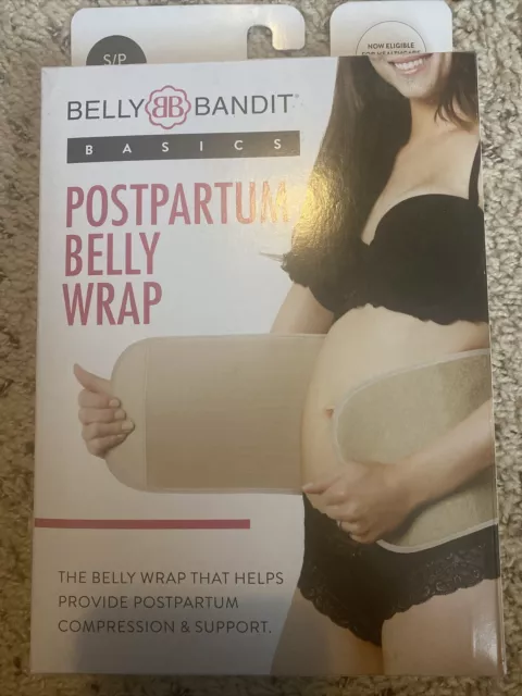 Belly Bandit Postpartum Belly Wrap - Black (S) Small NIB New Compression Support