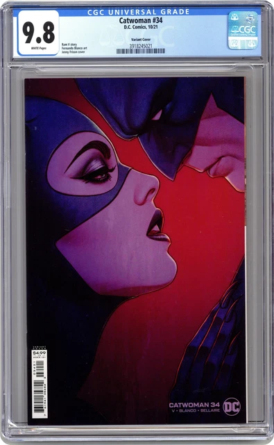 Catwoman #34B Frison Variant CGC 9.8 2021 3918245021