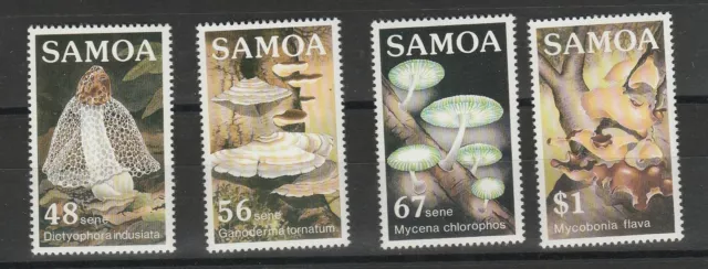 Samoa Und Sisifo 1985 Flora Pilze 4 V MNH MF79529