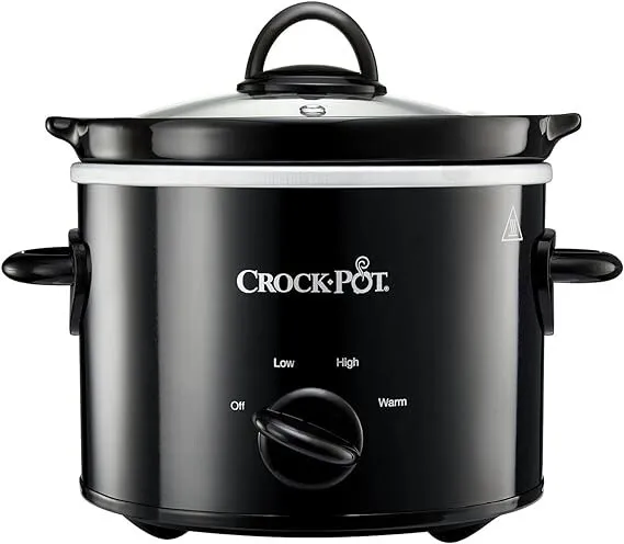 Crockpot Slow Cooker | Removable Easy-Clean Ceramic Bowl | 1.8 L Small Slow Cook