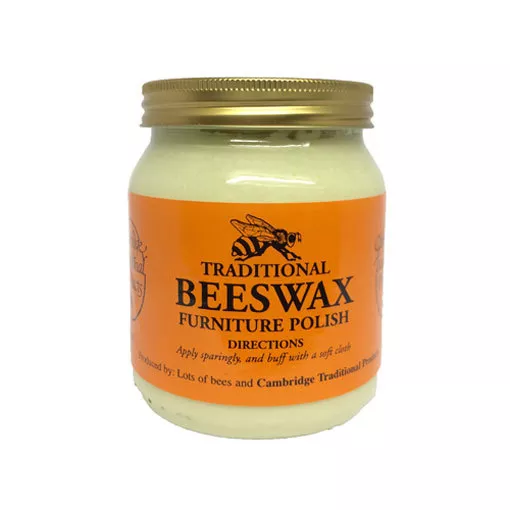 Beeswax Wooden Furniture Polish Cambridge Traditional Cream Wax Neutral 283g