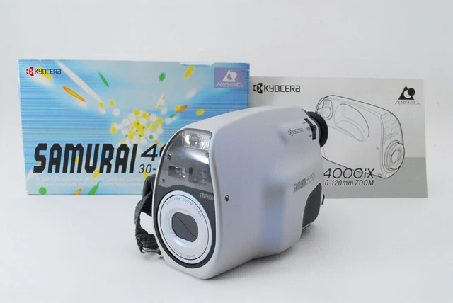 Near MINT in Box Kyocera Samurai 4000ix APS Point & Shoot Film Camera from JAPAN