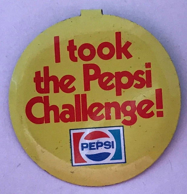 Vintage I Took The Pepsi Challenge Badge