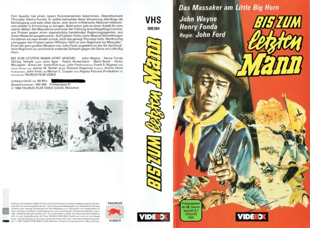 (VHS) Bis zum letzten Mann - Henry Fonda, John Wayne, Ward Bond, Shirley Temple