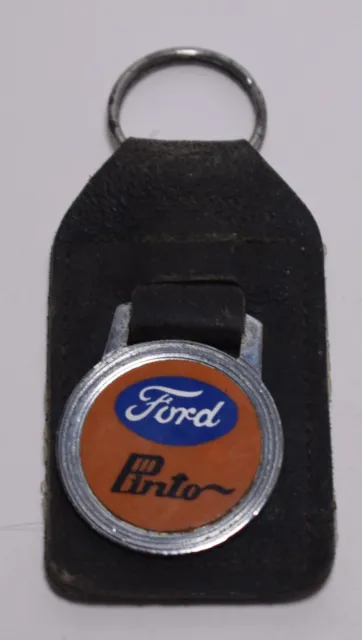 Vintage FORD PINTO Car Auto Dealer Advertising Keychain